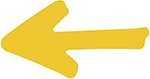 Imagen de una flecha apuntando hacia la izquierda